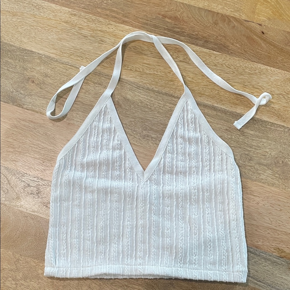 Zara Cream Textured Camisole